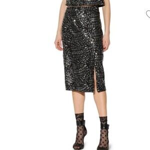 Walter Baker Gatsby Sequin Josette Pencil Skirt Party Sparkle Holidays